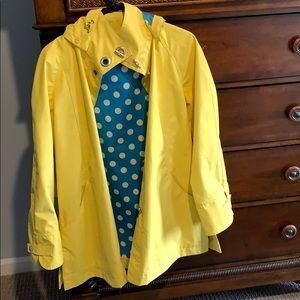 Bright yellow raincoat-from boutique